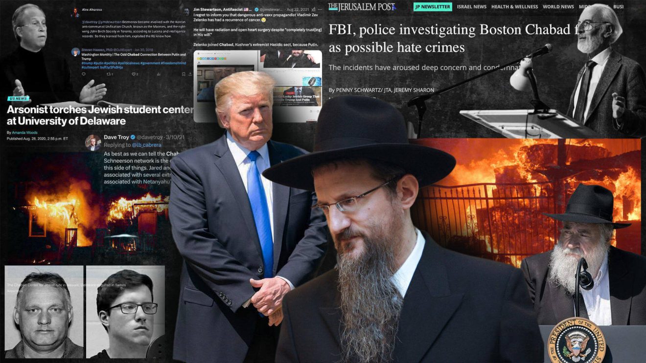 Chabad-Ľubavič: Démonizácia a prenasledovanie židovskej komunity agentmi ruského RACIRS v Rusku a USA